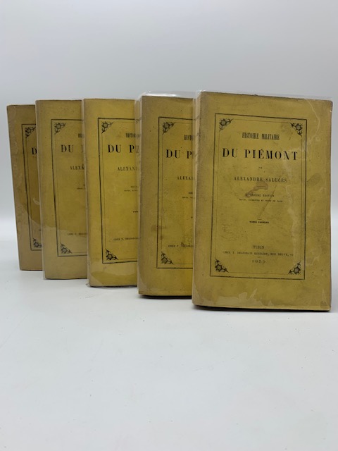 Histoire militaire du Piemont. Deuxieme edition. Tome premier (-cinquieme)